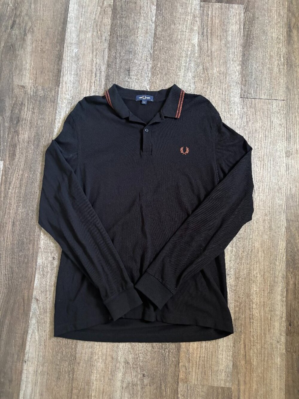 Fred Perry Long Sleeve Polo Shirt
